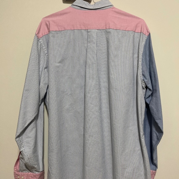 Mens Brooks Brothers Patched Dress Shirt (XL) - Picture 4 of 4